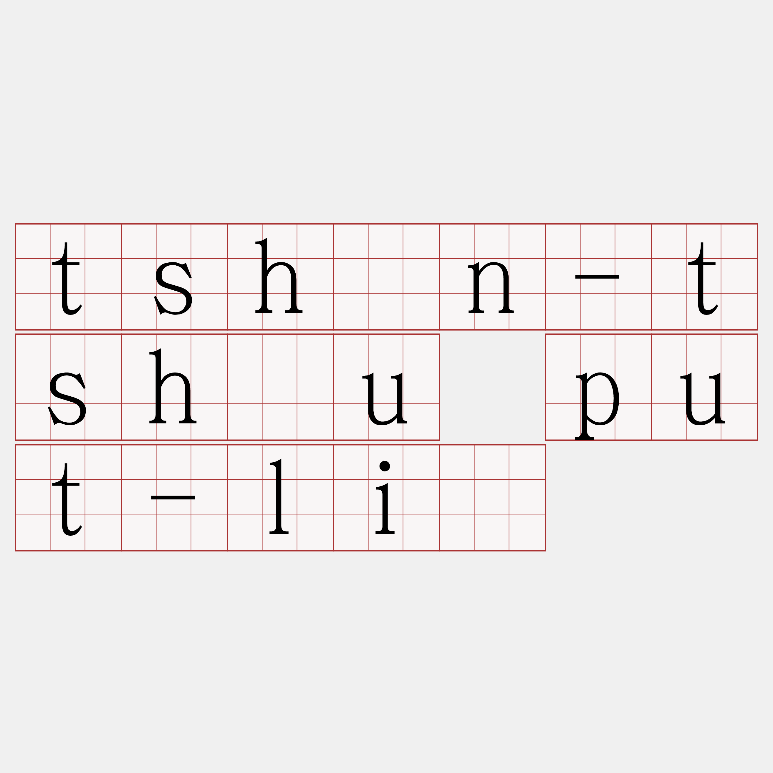 tshùn-tsháu put-liû